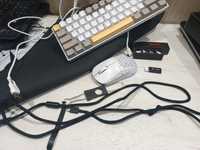 Vând tastatura mecanica reddragon 350 lei+ mouse g pro bluetooth