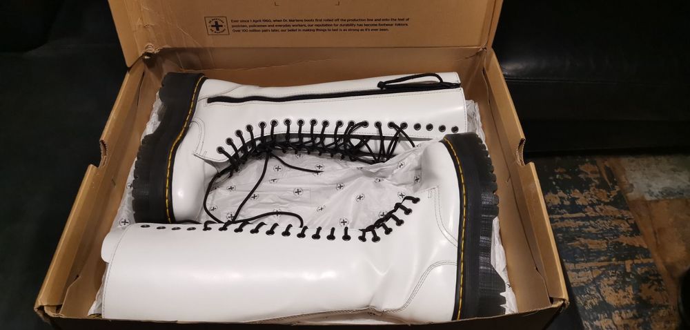 Dr Martens BRITAIN White Blanc