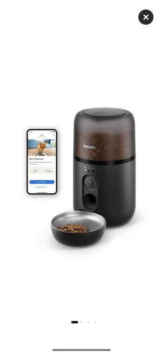 Hranitor automat inteligent pentru animale Philips, camera HD, 4.5l