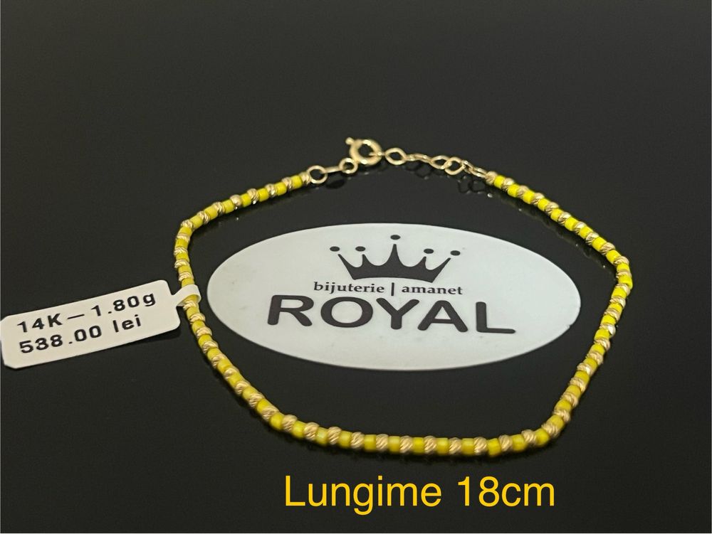 Bijuteria Royal CB : Bratara dama aur 14k 1,80gr lungime 18cm