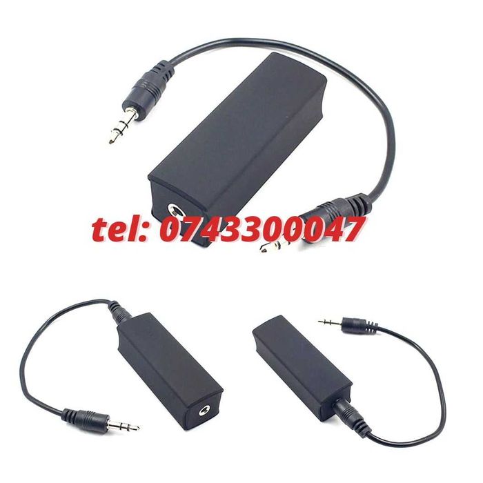 Filtru De Zgomot Aux Audio Jack Dispozitiv Anti Interferente Pentru R