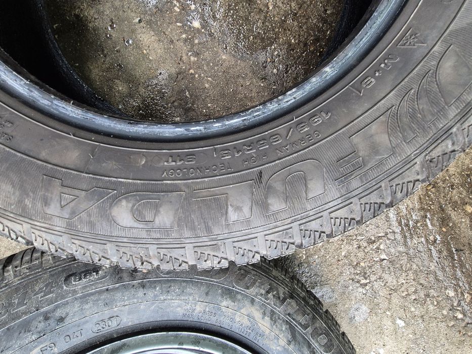 4бр зимни гуми фулда/ 195-65-15/6.2мм грайфер/2019г/