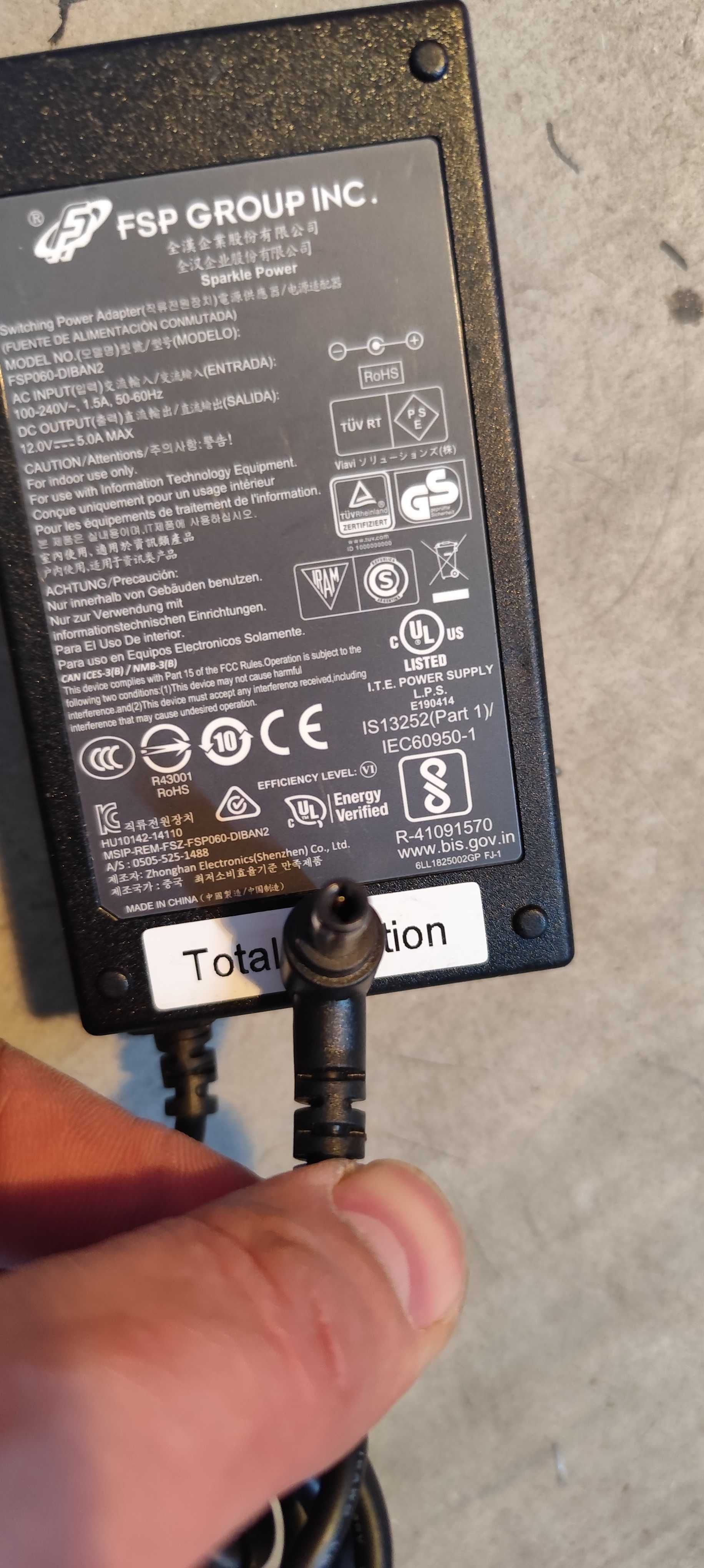 alimentator incarcator 12v 5A mufa 5mm cu proba