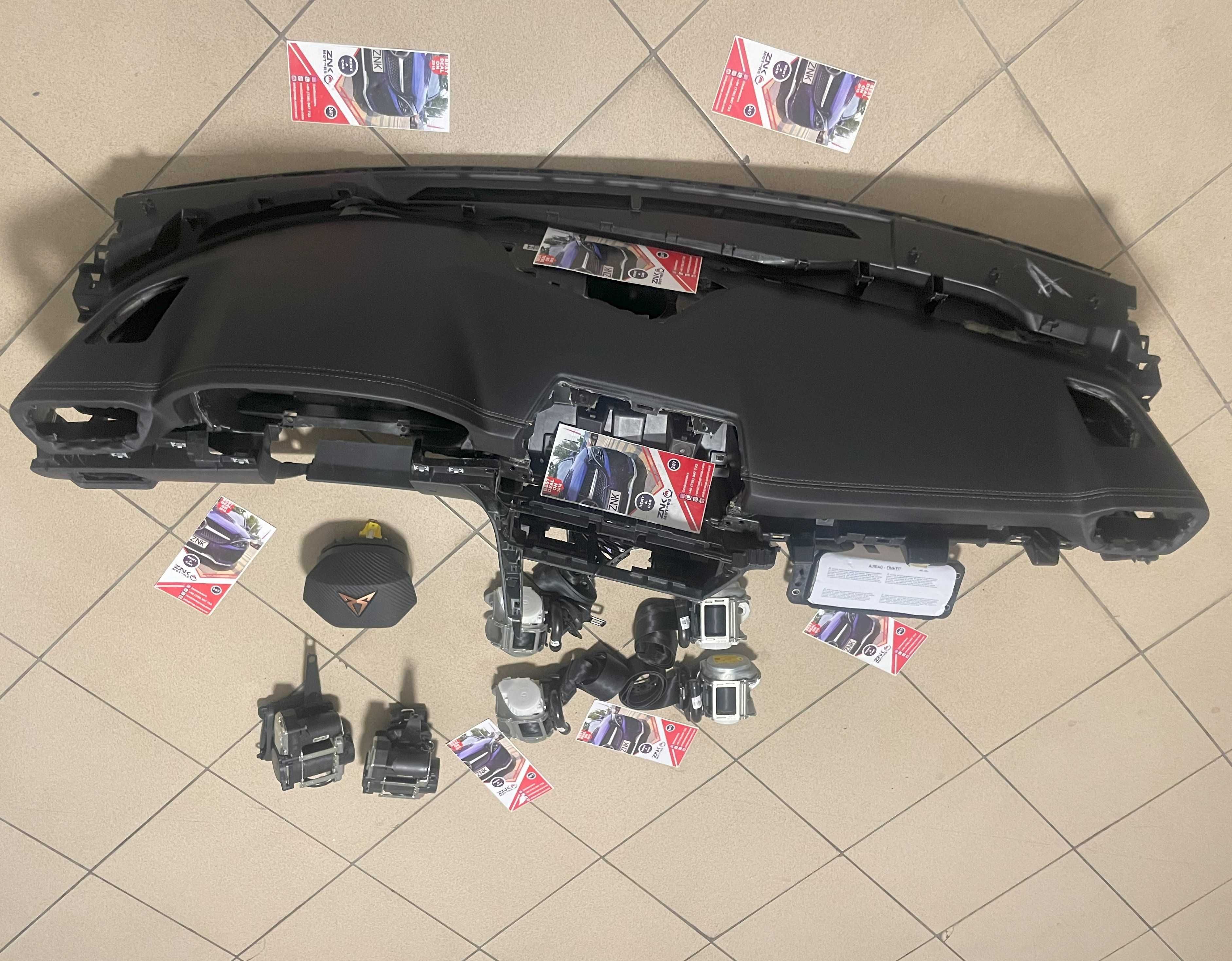 airbag volan SEAT CUPRA - toate modelele - plansa de bord - centuri