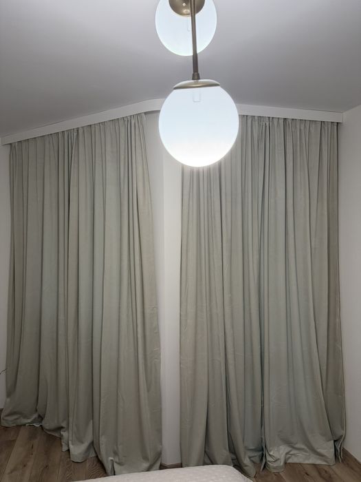 Пердета 4бр.бежово кадифе