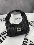 Miu miu мини черна чанта