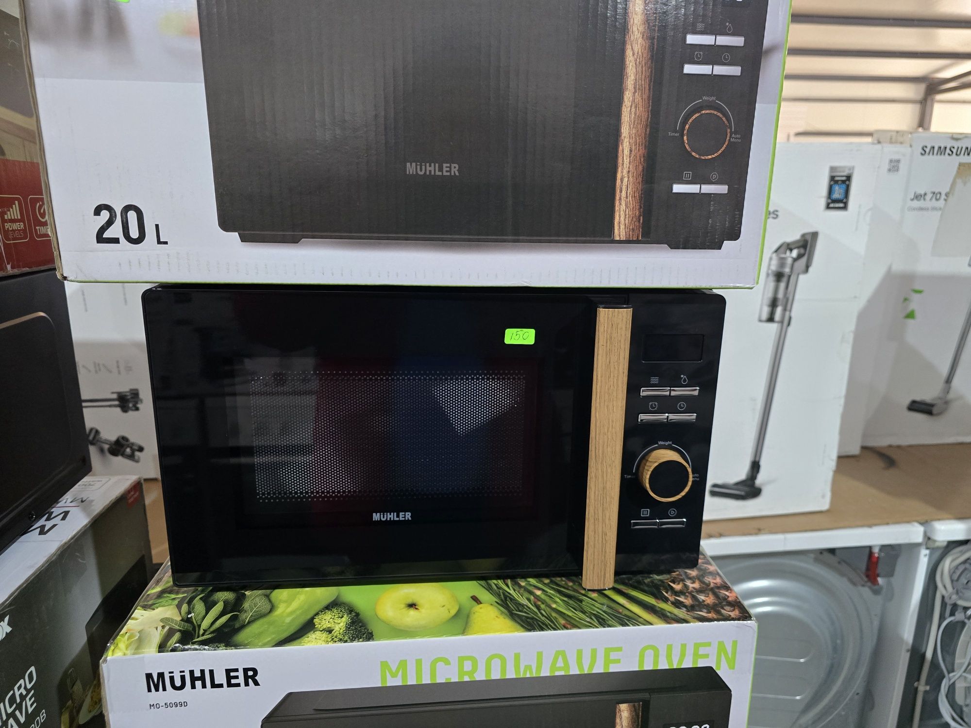 Нова Микровълнова фурна MUHLER MO-5099D 20L,черна, дигитална