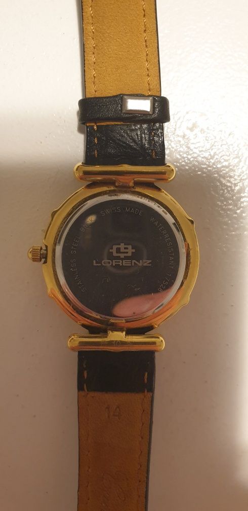 Ceas dama original Lorenz Quartz elvețian placat cu aur