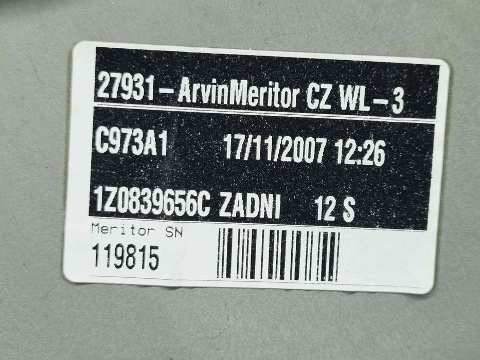 Macara electrica geam dreapta spate Skoda Octavia 2 Combi (1Z5) [Fabr