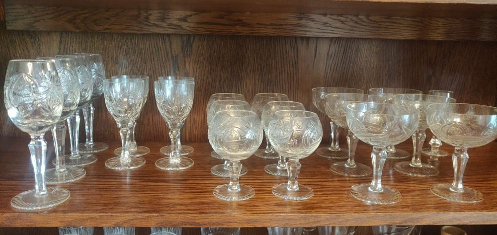 Seturi de pahare de cristal