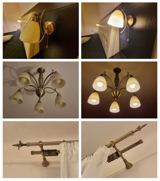 Pat matrimonial dormitor, pat dublu 160x200 cu noptiere