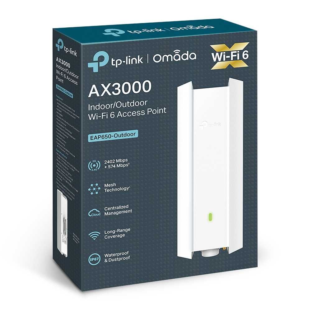 Точка доступа Wi‑Fi AX3000 для улицы и помещений EAP650-Outdoor