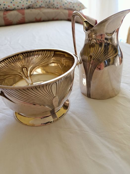 Set argint sterling zaharnita si letiera 296 gr