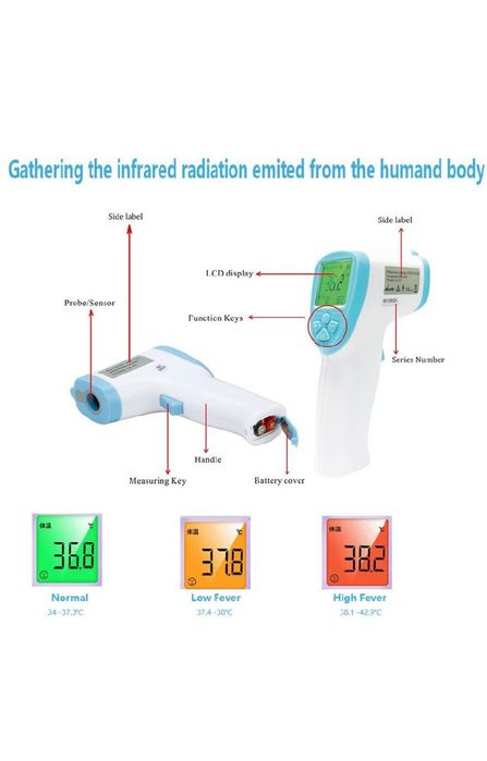 Termometru infrarosu non contact de frunte si obiecte/Factura+garantie