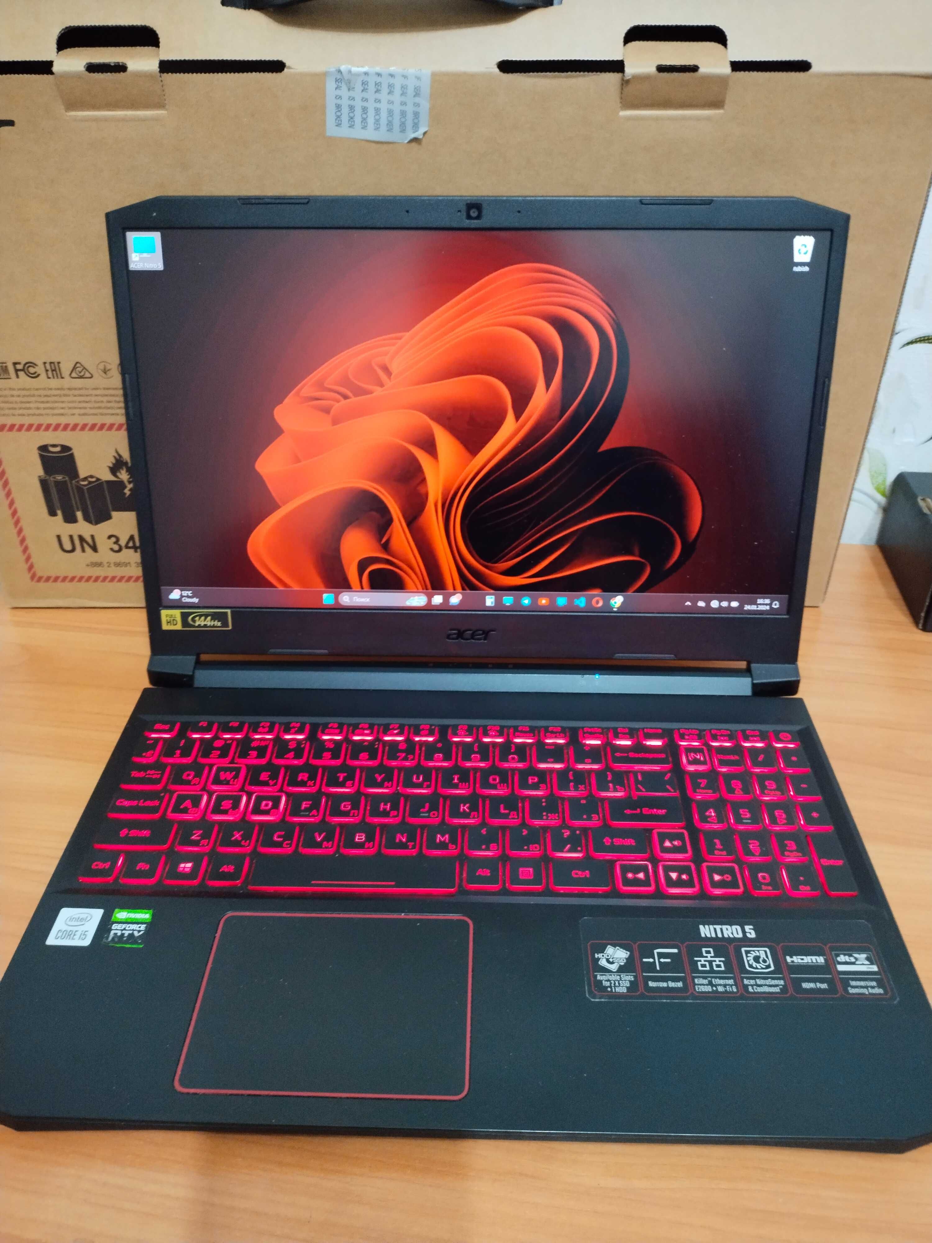 Acer NITRO 5 игровой ноутбук RTX 3050