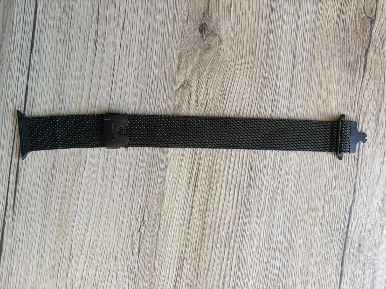 Оригинална Apple Watch Strap -49mm Black Titanium Milanese Loop -Large
