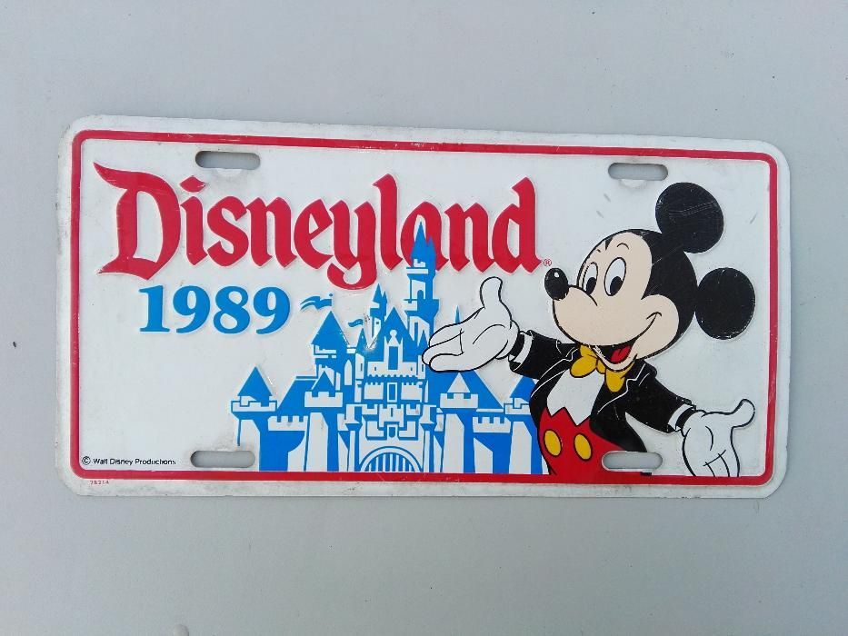 Американска табела Disneyland 1989