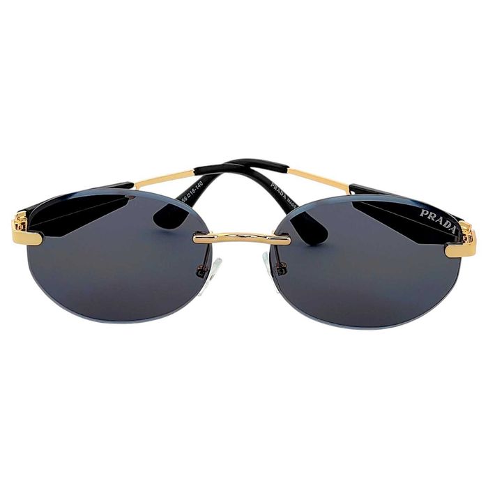Prada 2026 Луксозни дамски слънчеви очила – ромбоидна кръгла рамка