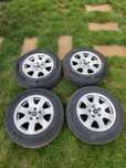 Jante Audi R15 5x112 cu anvelope iarna stare buna