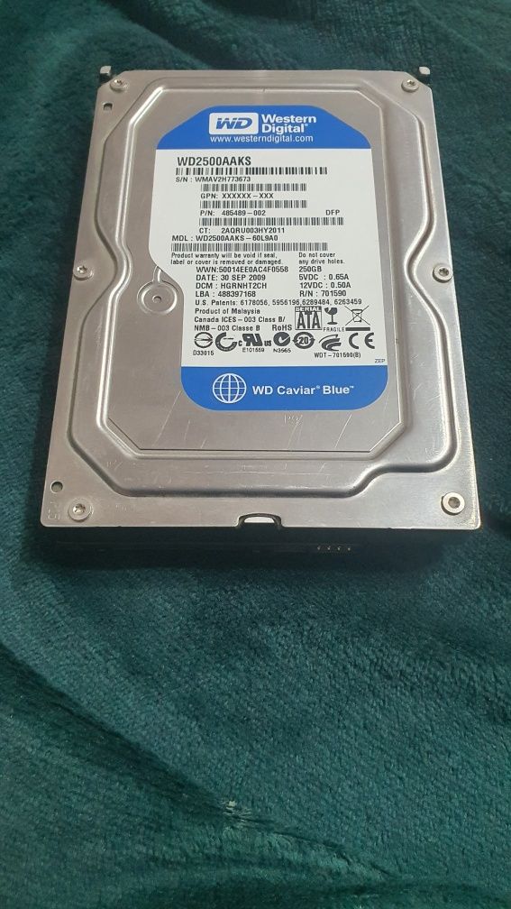 WD HDD 250GB Sata