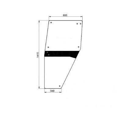 Geam usa stanga/dreapta deutz fahr dx