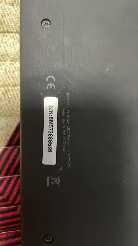 Laptop Geobook 4gb ram