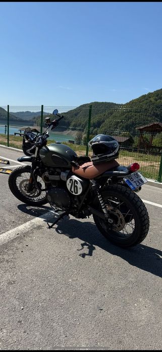 Triumph Street Scrambler Revizii doar la reprezentanda, al doilea proprietar, stare impecabila.