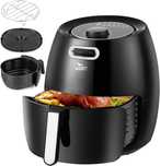 Фритюрник с горещ въздух Uten Air Fryer, 6.5L, 1800W, Class A+++