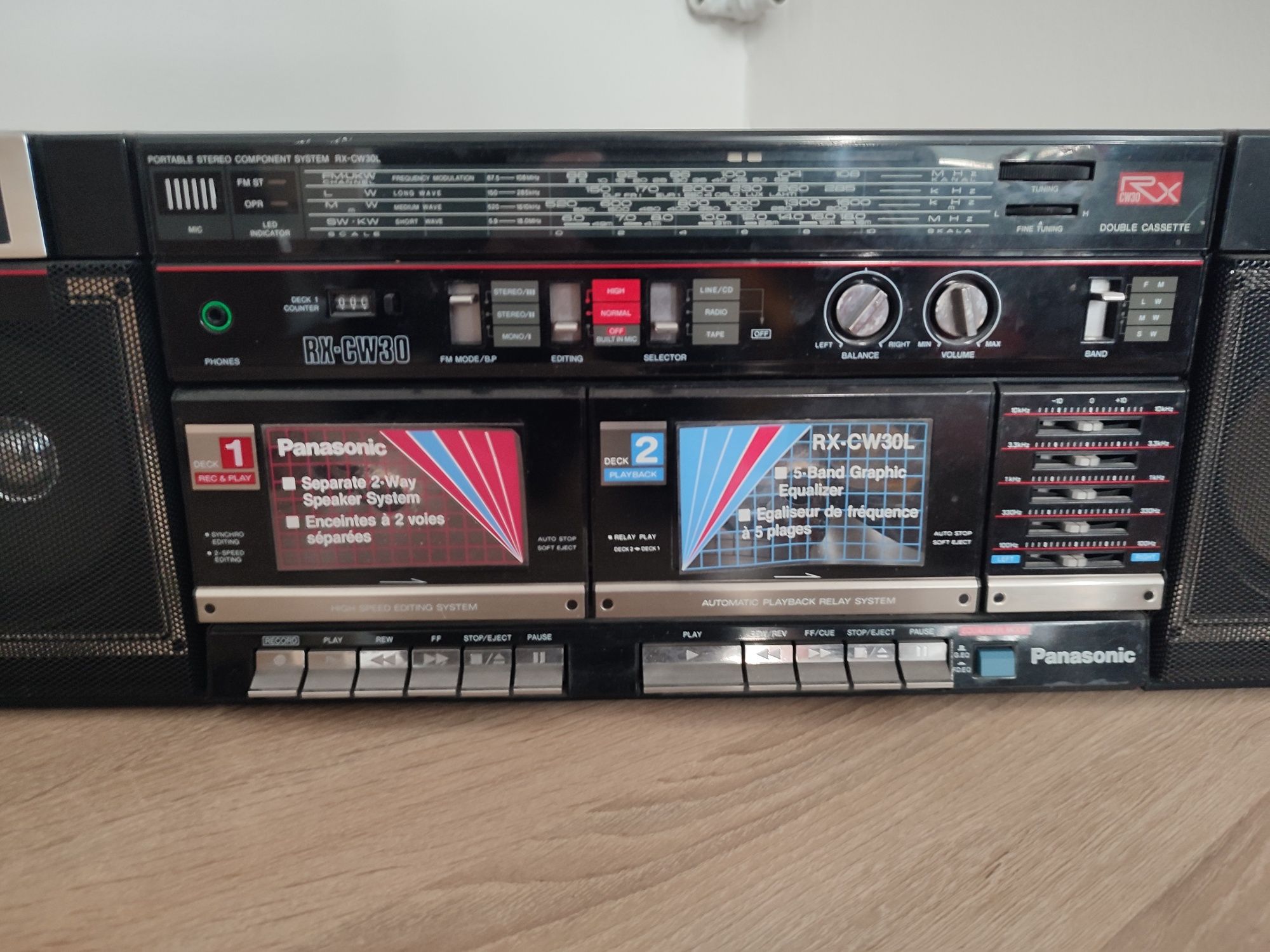 Panasonic RX-CW30L бумбокс касетофон