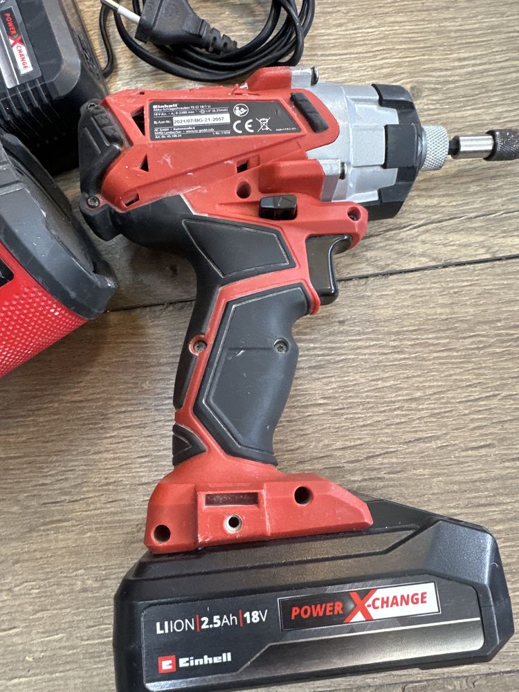 Акумулаторен ударен винтоверт einhell te-ci 18 /1 li
