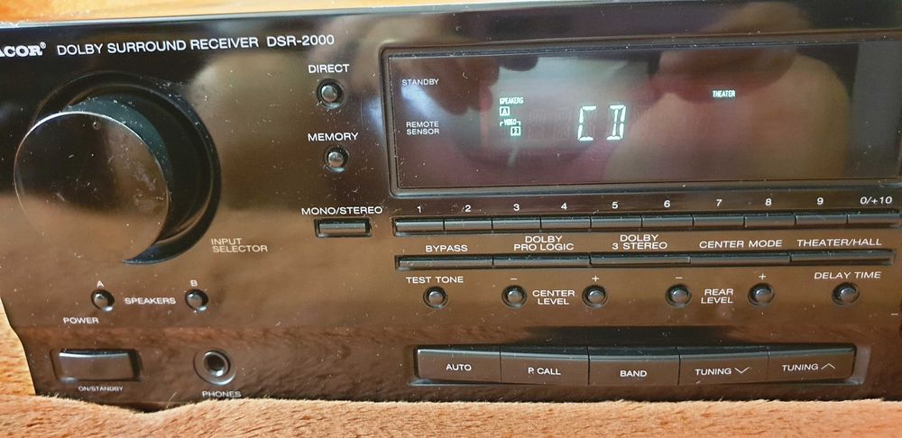 Monacor DSR-2000 amplituner 2X100W pe 8 Ohm