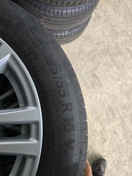 4 Броя 195/55/16 Continental 2x6mm 2x5mm