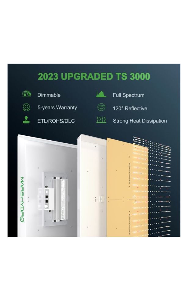 Продаю LED Фитолампу Mars Hydro TS 3000