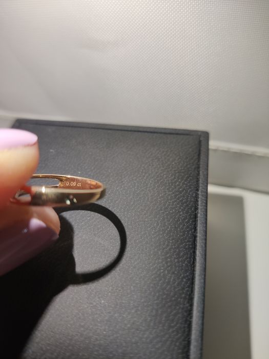 Inel aur 18k cu diamant