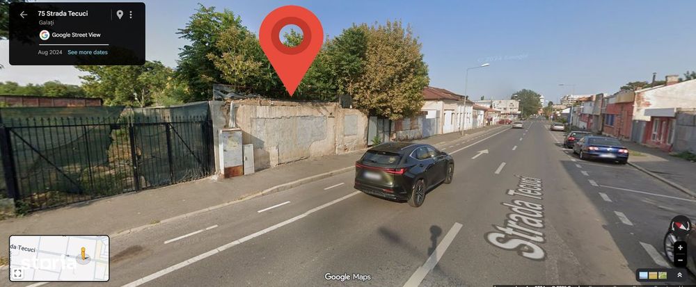 Teren de vanzare, 800mp, str Tecuci nr.60, langa Piata Centrala Galati