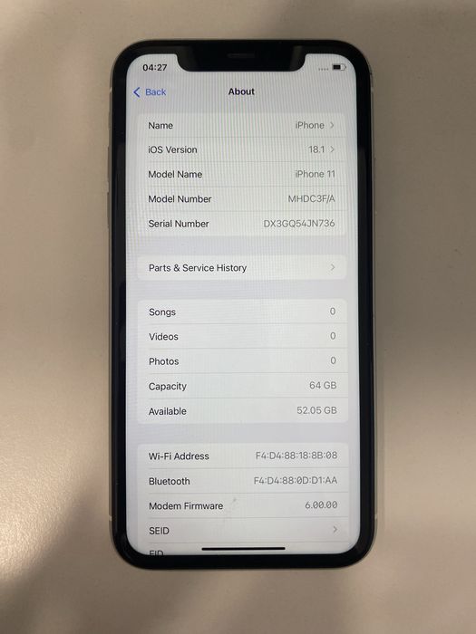 iPhone 11 64GB ID-emy726