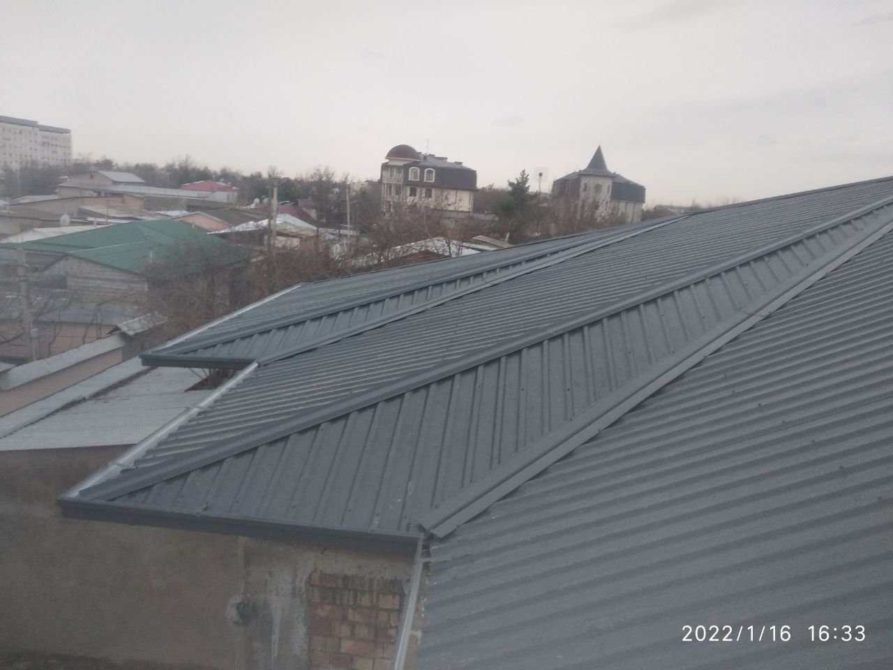 Профнастил мягкая кровля