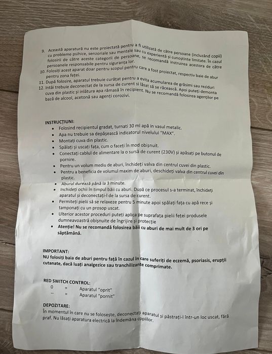 Facial sauna Oriflame