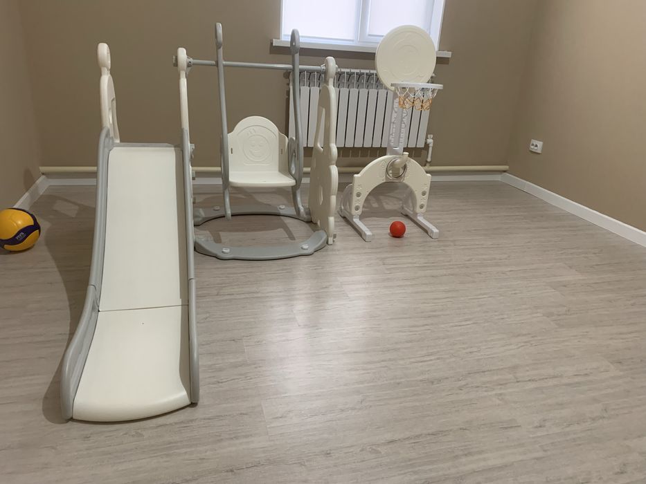 Горка с качелей