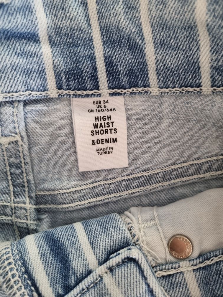 Pantaloni cu talie înaltă + top(ambele mar. XS)