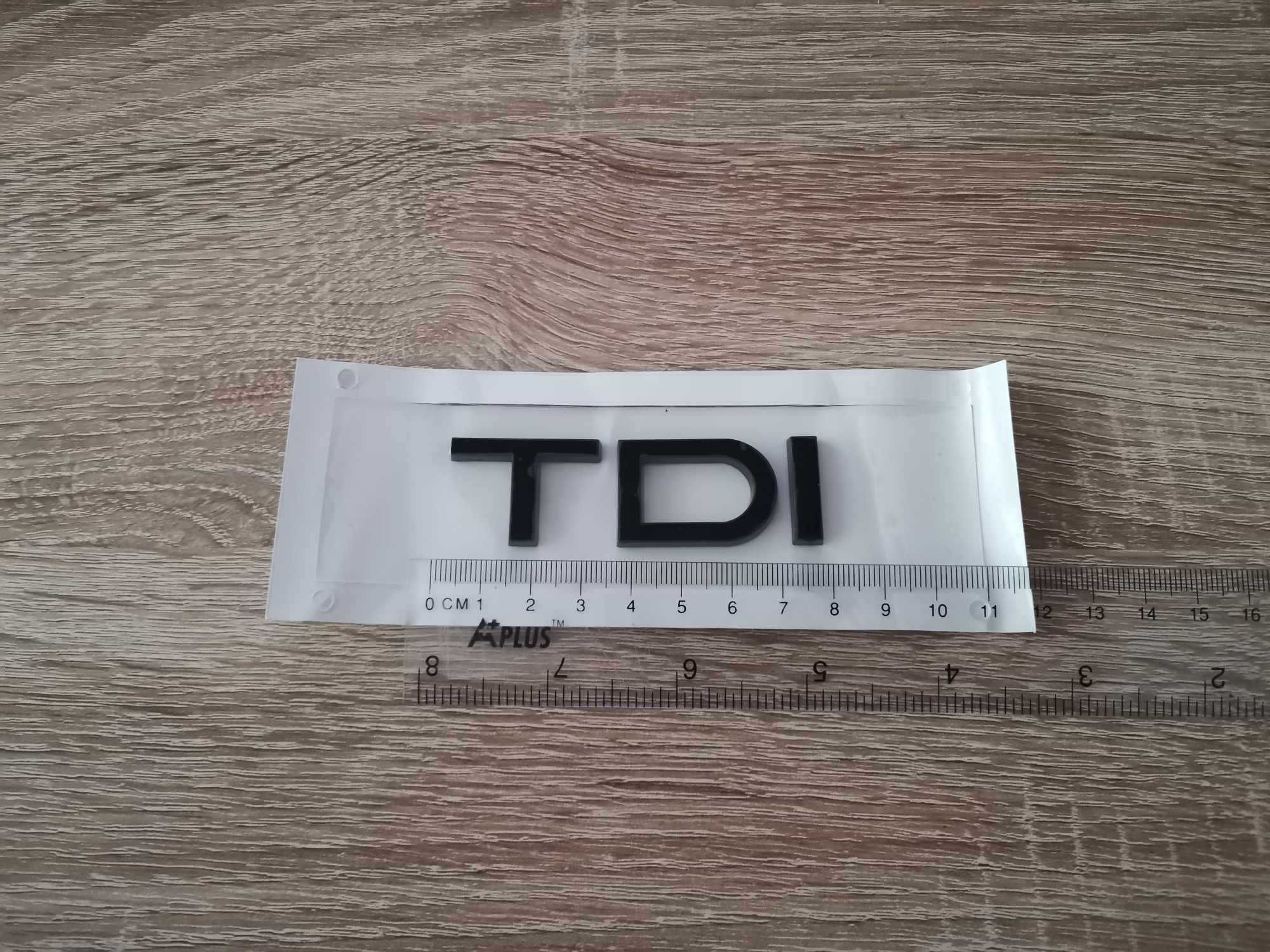 черна емблема Audi TDI Ауди ТДИ