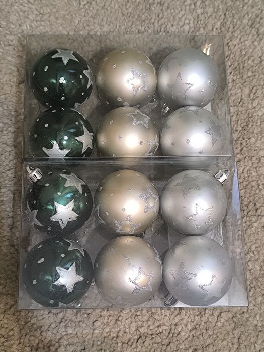 Globuri (72 buc)+panglică decorativă (12 buc)