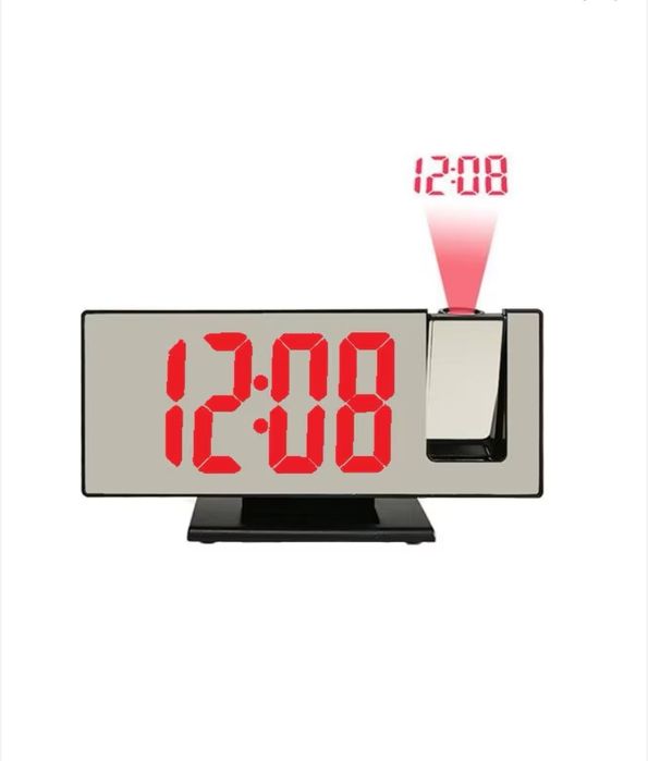 Нов! Прожекционен Часовник DS-3618LP, Цифров,огледален LED дисплей