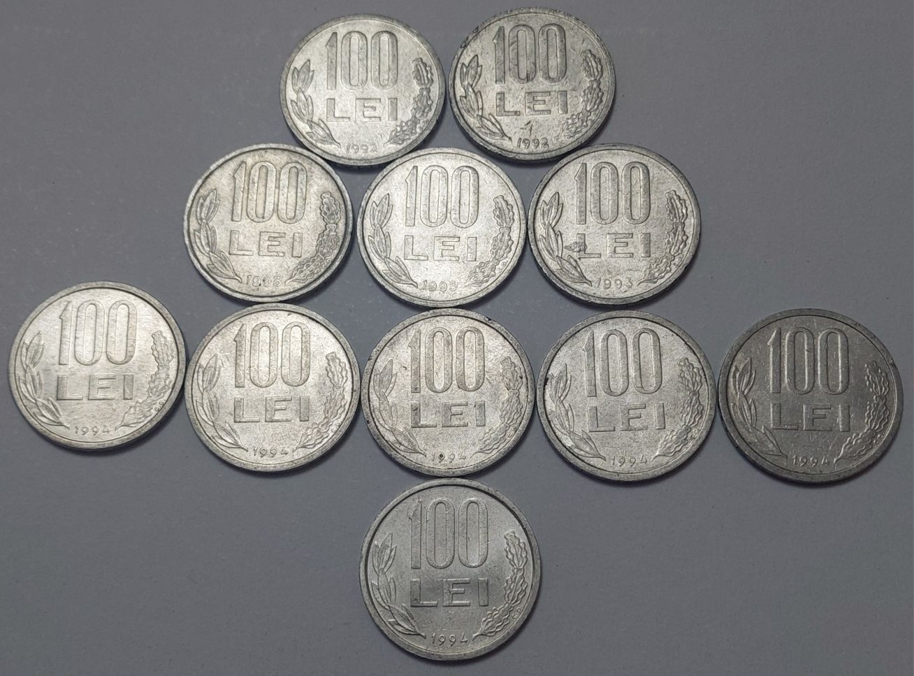Colecție numismatică 100 lei