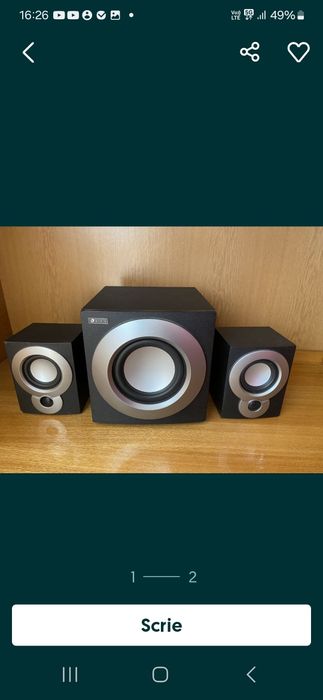 Vand boxe cu amplificator model Miria 4500p-MY-220 30w,souround,spiker