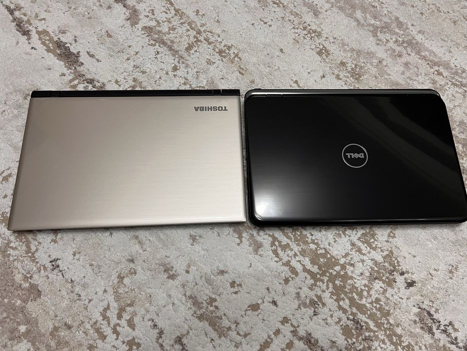 Два броя лаптоп Dell и Toshiba
