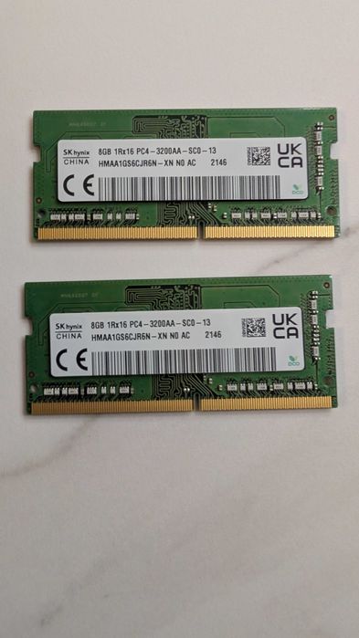 8GB RAM SKhynix 3200 (лаптоп)