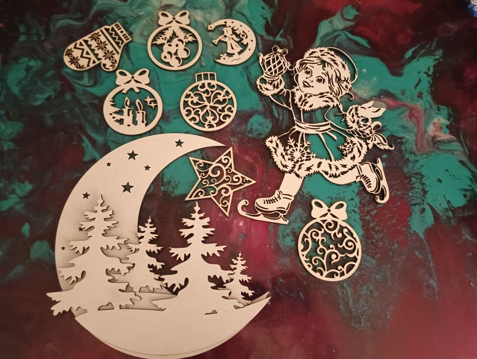 Новогоднии подвесные игрушки