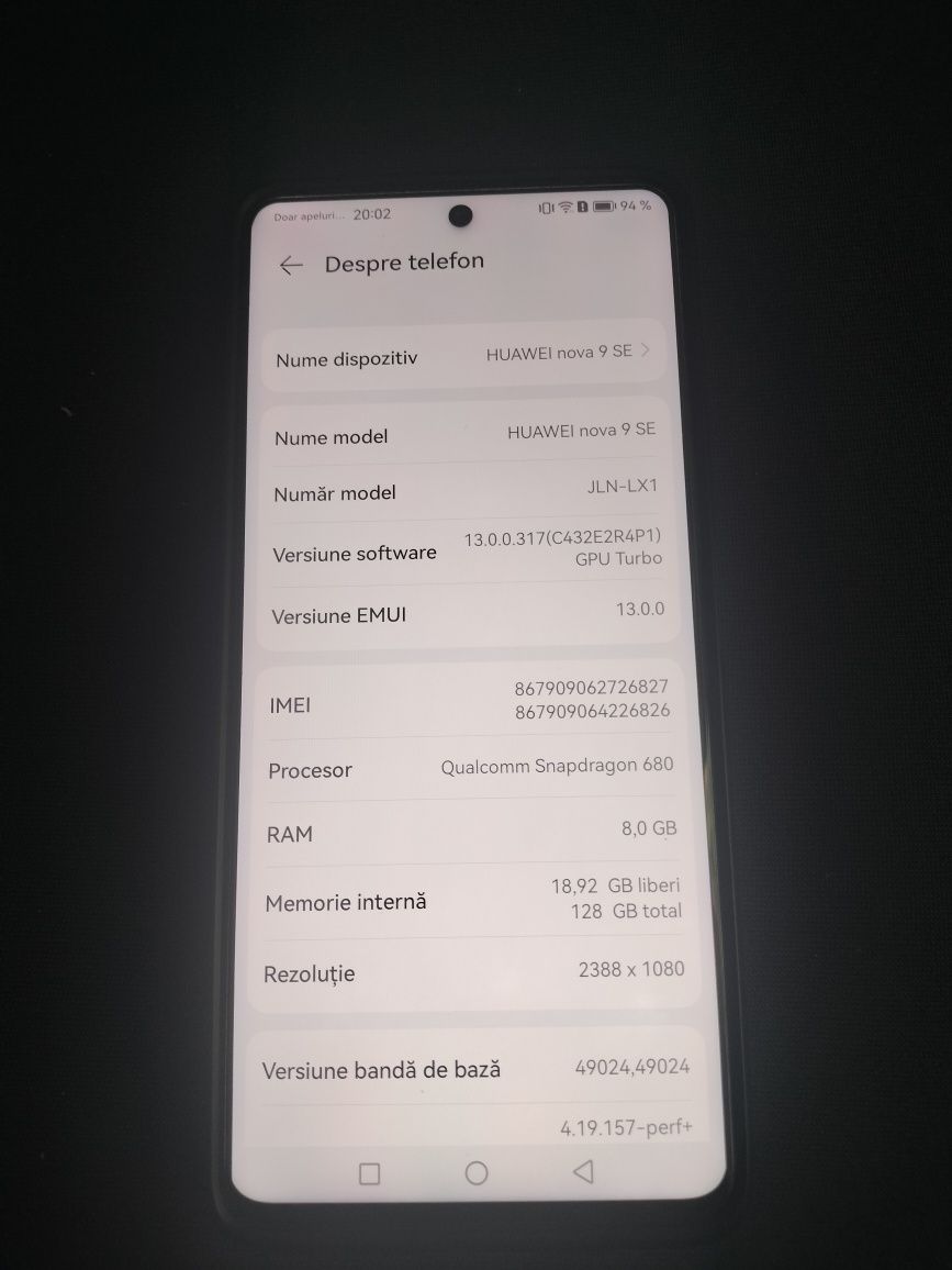 Huawei Nova 9SE 128GB