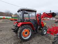 Tractor NOU 50 CP, CABINA AC, BIZON 4X4, Incarcator Frontal